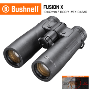 【美國 Bushnell】Fusion X 終極系列 10x42mm 智慧顯色雷射測距雙筒望遠鏡 FX1042AD (公司貨)現金鏡頭收購